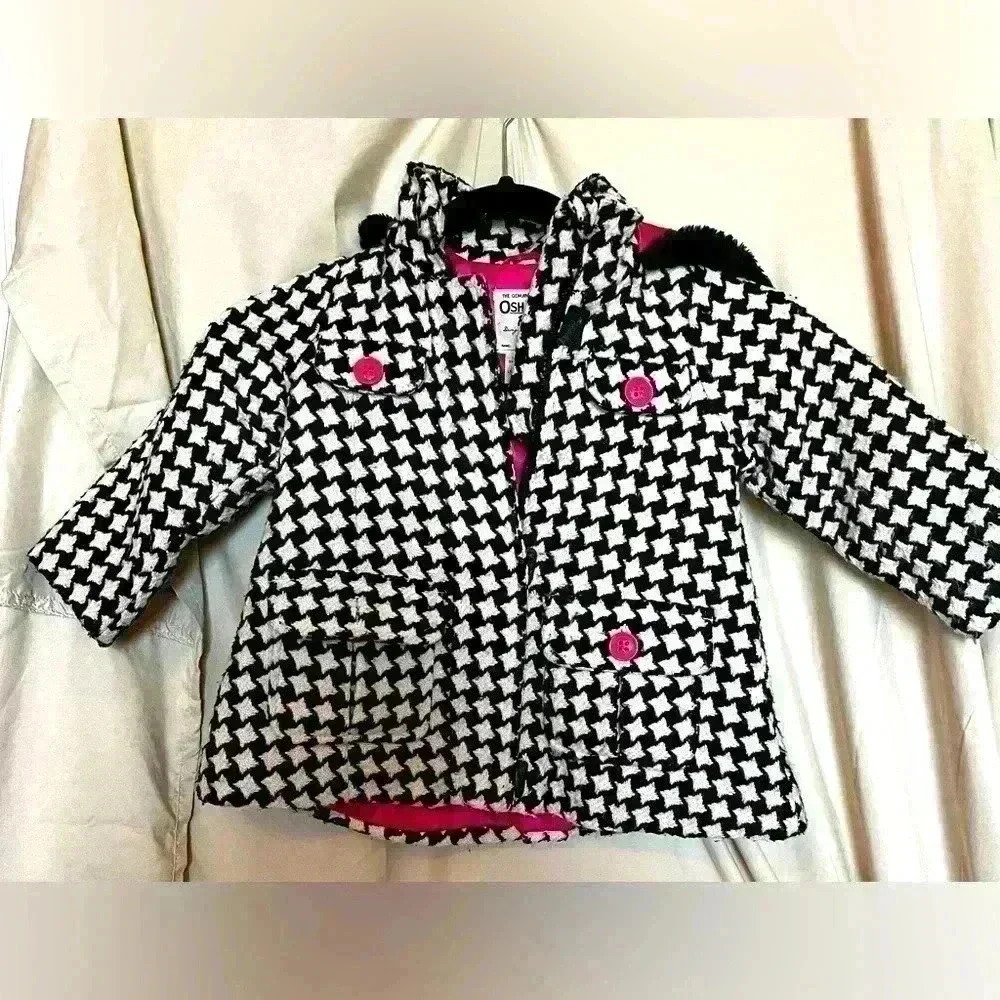 Osh Kosh B’gosh Girl Houndstooth Coat